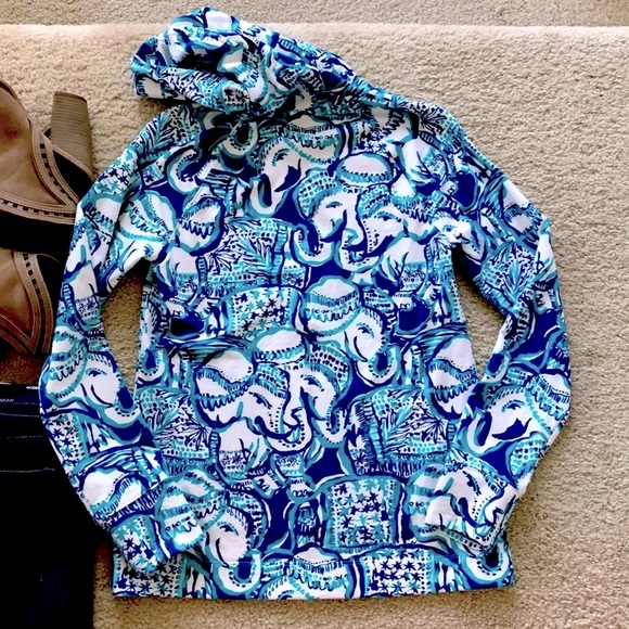 Lilly Pulitzer UPF 50+ Hooded Skipper Popover - Picture 5 of 5